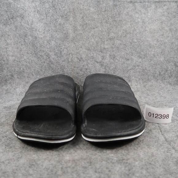 Casual Shoes Mens 11 Slides Sandals Slip On Comfort Black Flat Open Toe - Picture 2 of 9